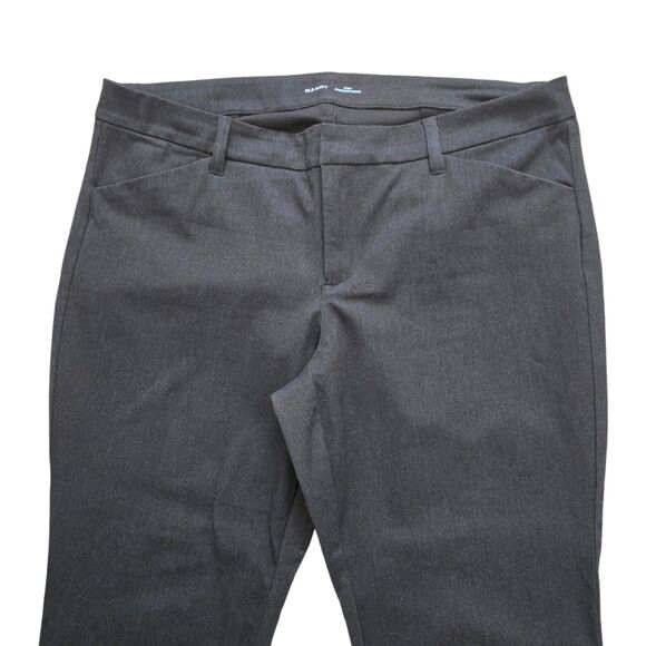 Old Navy Women's Pixie Slim Pockets Pants • Plus Size 18 • Dark Heather Grey - Picture 4 of 10